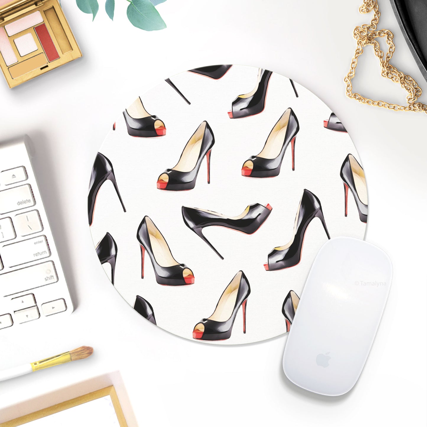 Louboutins Inspired High Heels Mouse Pad